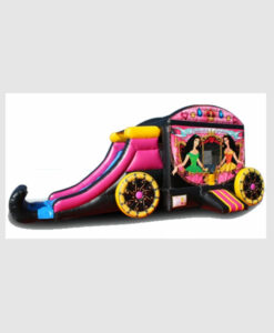 4-in-1 Princess Carriage Combo Jumper