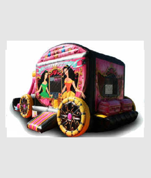 4-in-1 Princess Carriage Combo Jumper thumbnail 3