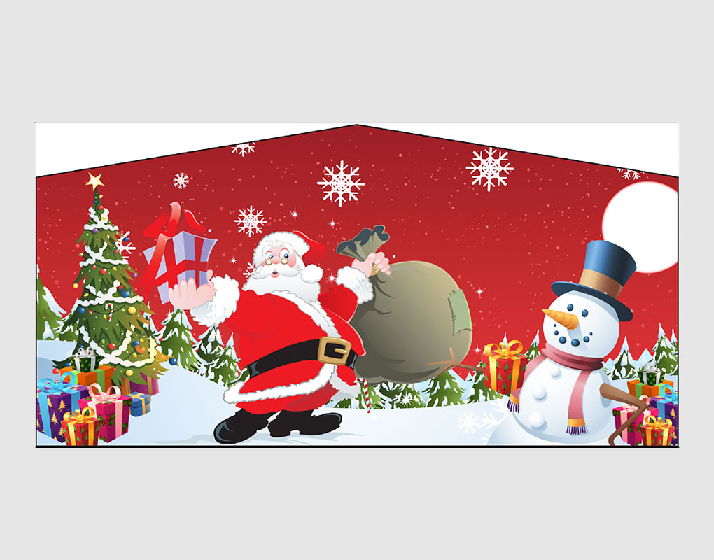 Santa Christmas Banner thumbnail 2