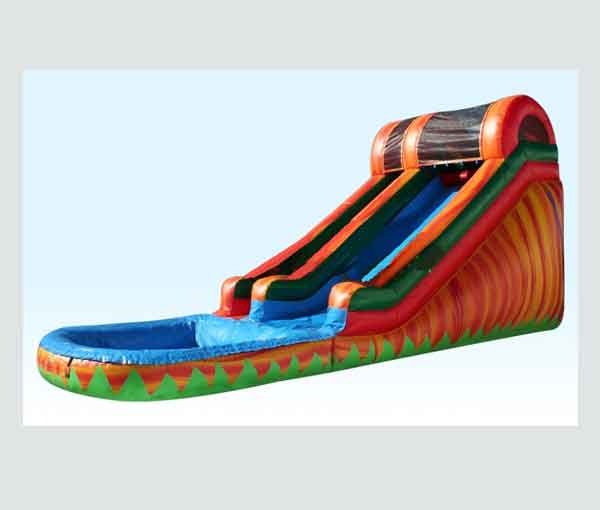 Multicolor Wave Wet-Dry Slide (Water)