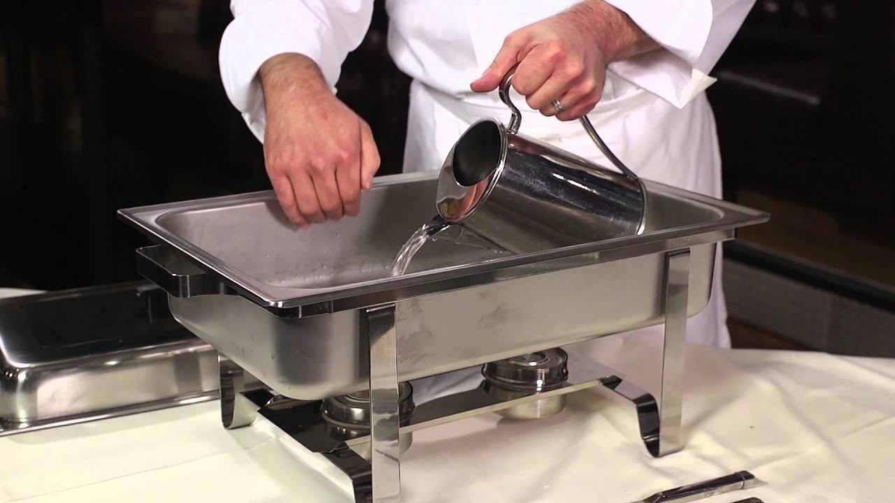 Setting Up a Chafing Dish